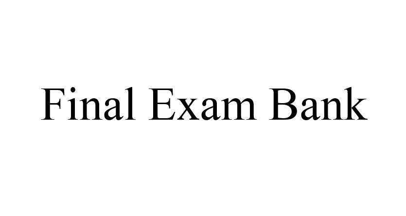 Modern Control Engineering &amp:amp: Mechanical Vibration Final Exam Bank
